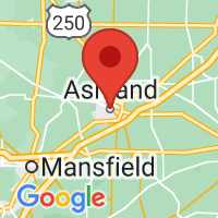 Map of Ashland, OH